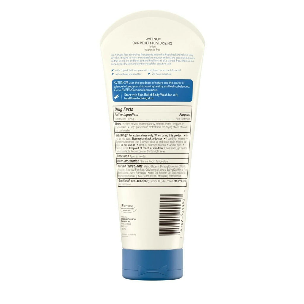 Naturals 6 Relief Active of Moisturizing oz Skin Pack Lotion AVEENO 8