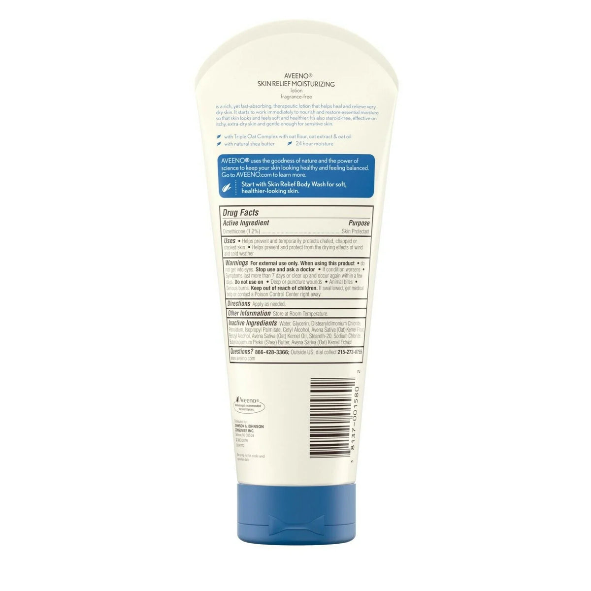 Naturals 6 Relief Active of Moisturizing oz Skin Pack Lotion AVEENO 8
