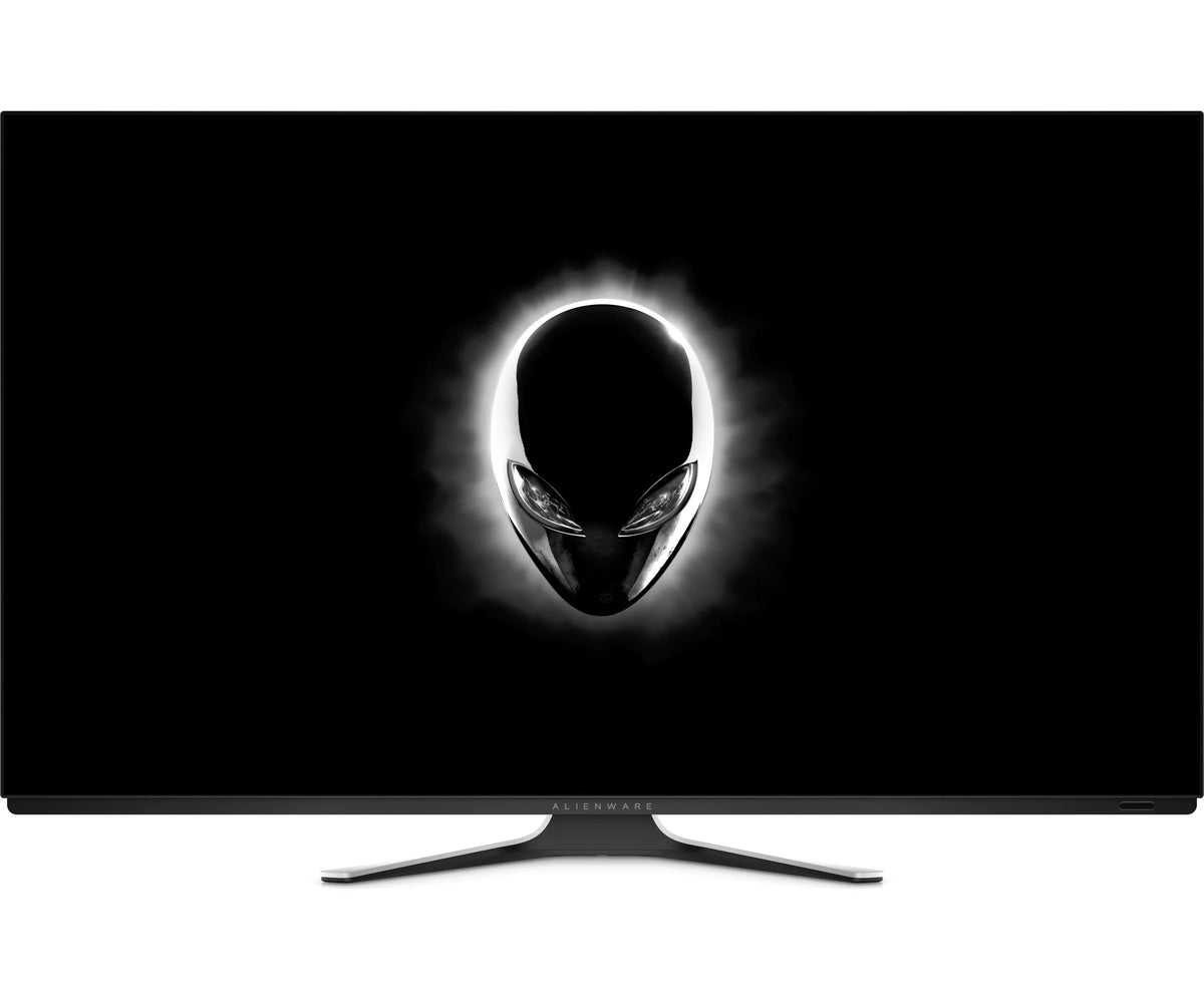 UHD Alienware True Gaming Black OLED Life 55" 4K DELL Colors AW5520QF Box Open Monitor -
