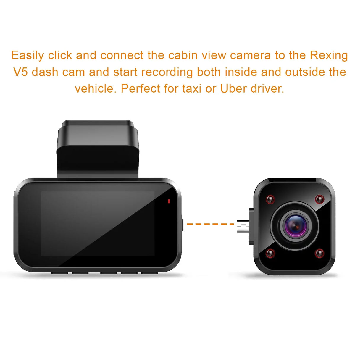 V5 Rexing Dash Cabin Cam