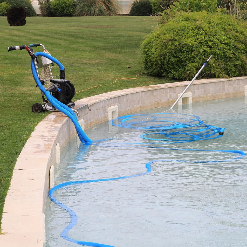 for 2" Reinforced High Swimming Hose Hoses Pool Backwash Pressure 0.3MPa 25ft PVC Dia Discharge