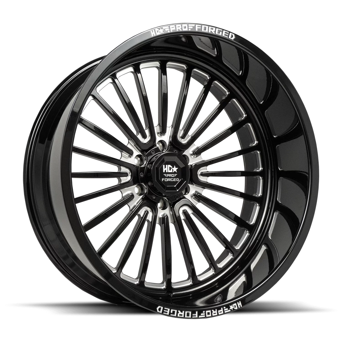 BLACK 26X14 PRO WARHOG LUXXX FORGED 125CB 6X139.7 HD GLOSS WHEEL MILLED 6 LHD -76ET