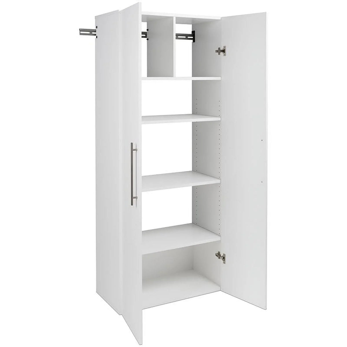Wall Cabinet Large Garage Mounted 90" Set in Pemberly White Piece Row 3