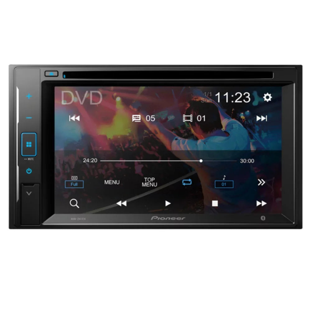 Car Camera, and Kit - w/OEM Kit DVD Radio KIT2128 for Double Stereo - with Dash Din Bluetooth 2007 Touchscreen / Installation Bundle Chrysler Backup Pioneer DVD Nav Multimedia Aspen