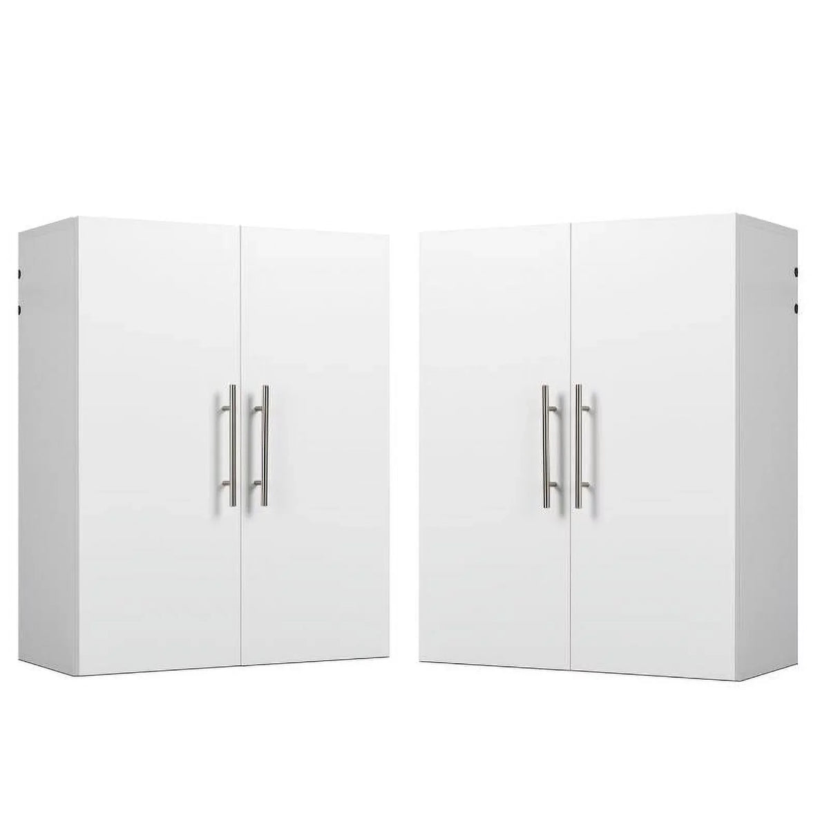 in Square Cabinet Set Mounted Home Garage Wall Piece 2 White