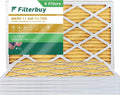 Pleated Air 11 Filterbuy MERV (6-Pack) Furnace HVAC AC Filters 14x25x1