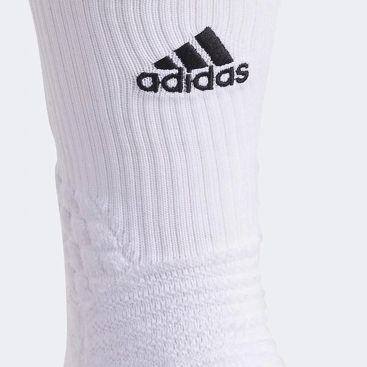 (1-Pair) 365 Unisex-Adult Creator Basketball adidas Socks X-Large Crew White/Black