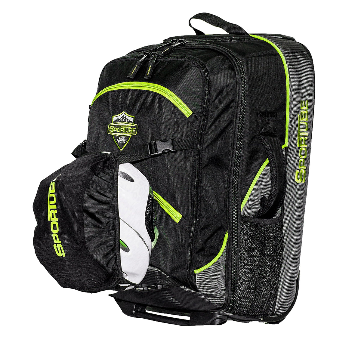 Bag, Boot Wheeled Green Sportube & Carry Cabin On Gear Cruiser Padded