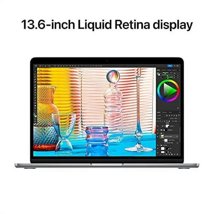 Apple M2 Restored Silver, SSD 13.6-inch with Liquid Storage, Certified RAM, Laptop 1TB (Refurbished) chip: 2022 16GB MacBook Display, Air Retina