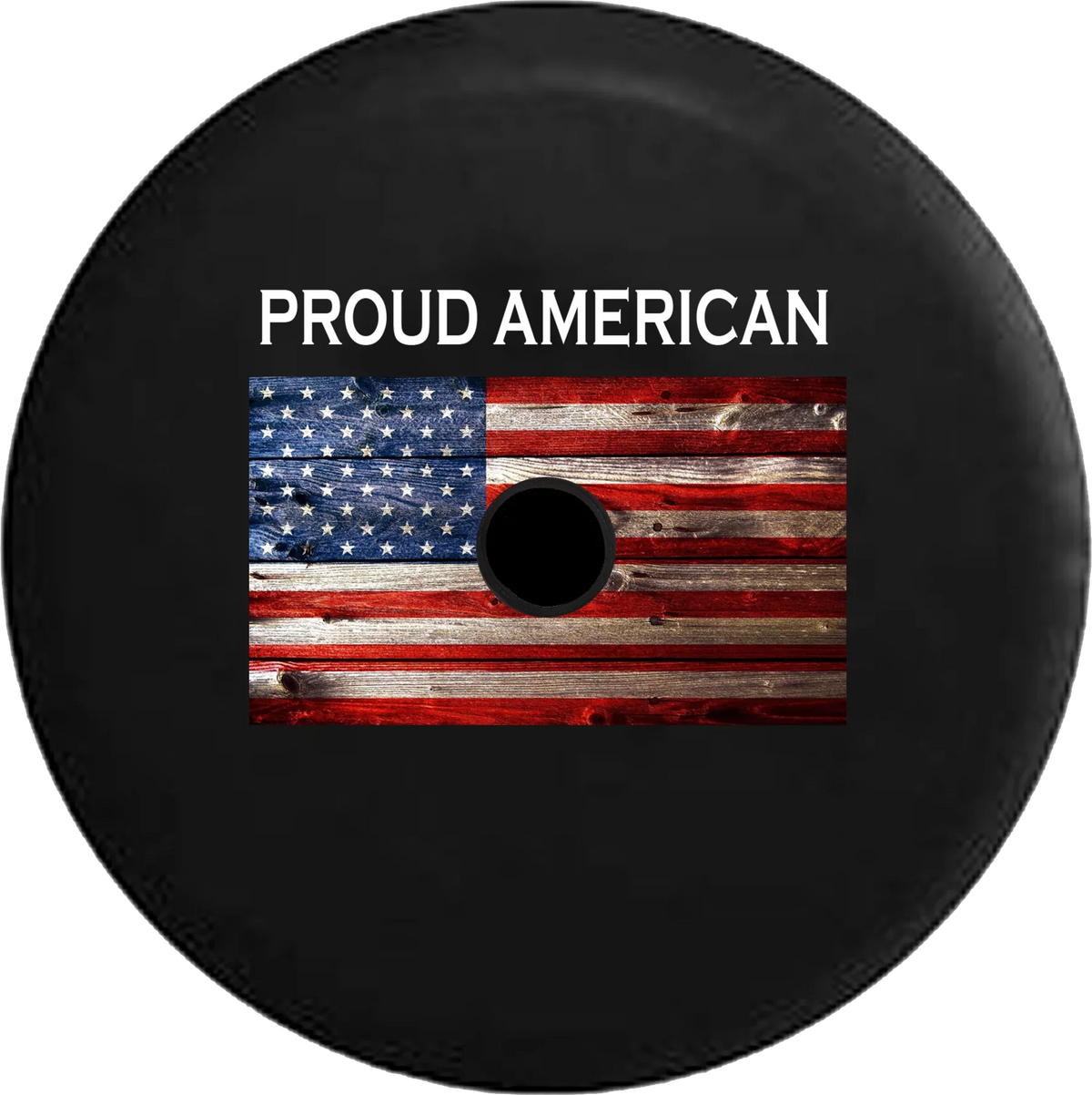 Wrangler Flag RV American Jeep Rustic Cover 2019 Vintage JL Camera Backup 32 Inch Proud Tire 2018 for USA Spare