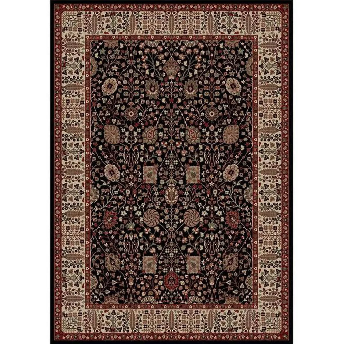 7 Kashan Persian Ivory ft. 2 Classics Concord in. x 10 - ft. 11 Global - in.