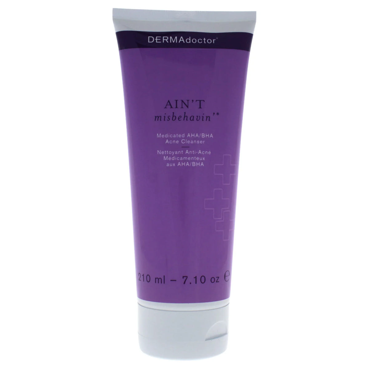 Cleanser, Oz Acne Prone Skin, Acne 7.1 DERMAdoctor Aint for Medicated Misbehavin Wash Face AHA/BHA