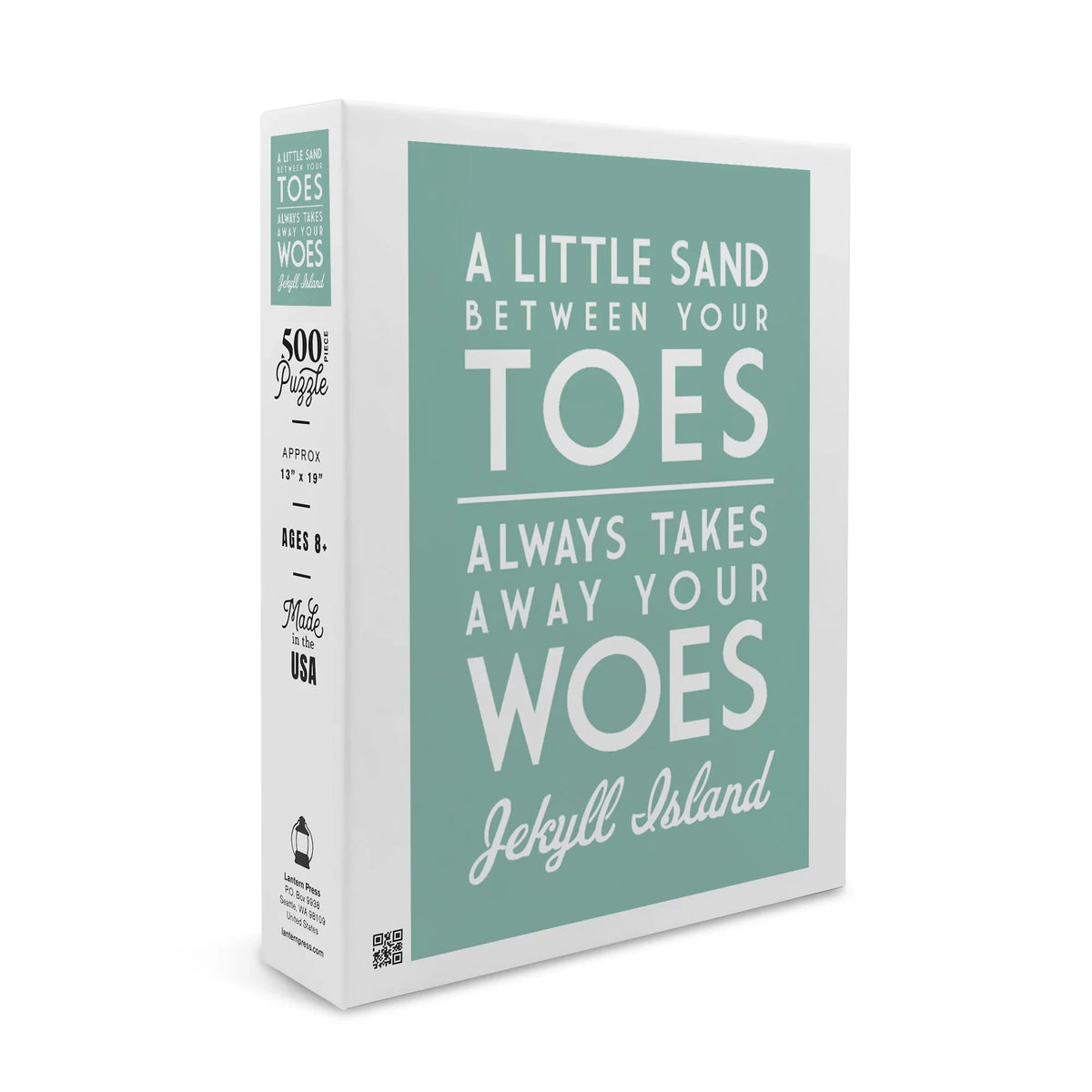 Island, Puzzle Said Piece Jigsaw Premium inches, Little Between Family, Made Toes, Adults Jekyll and (19x27 in Sand A Georgia, for 500 Your Simply USA)