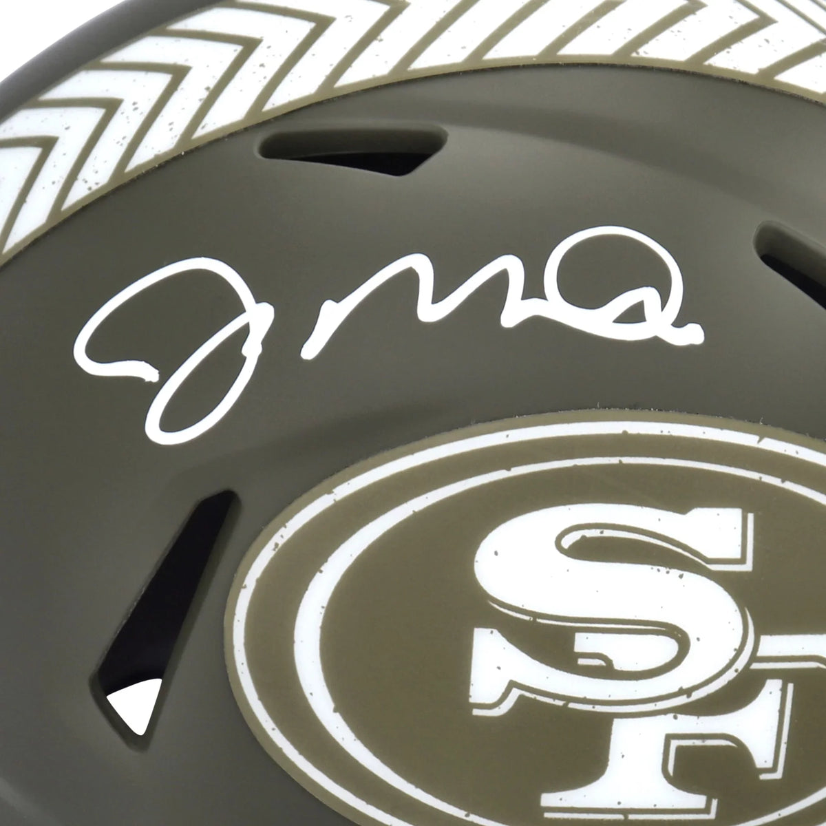 Mini To Autographed 49ers Speed Salute San Joe Helmet 2022 Riddell Montana Service Francisco