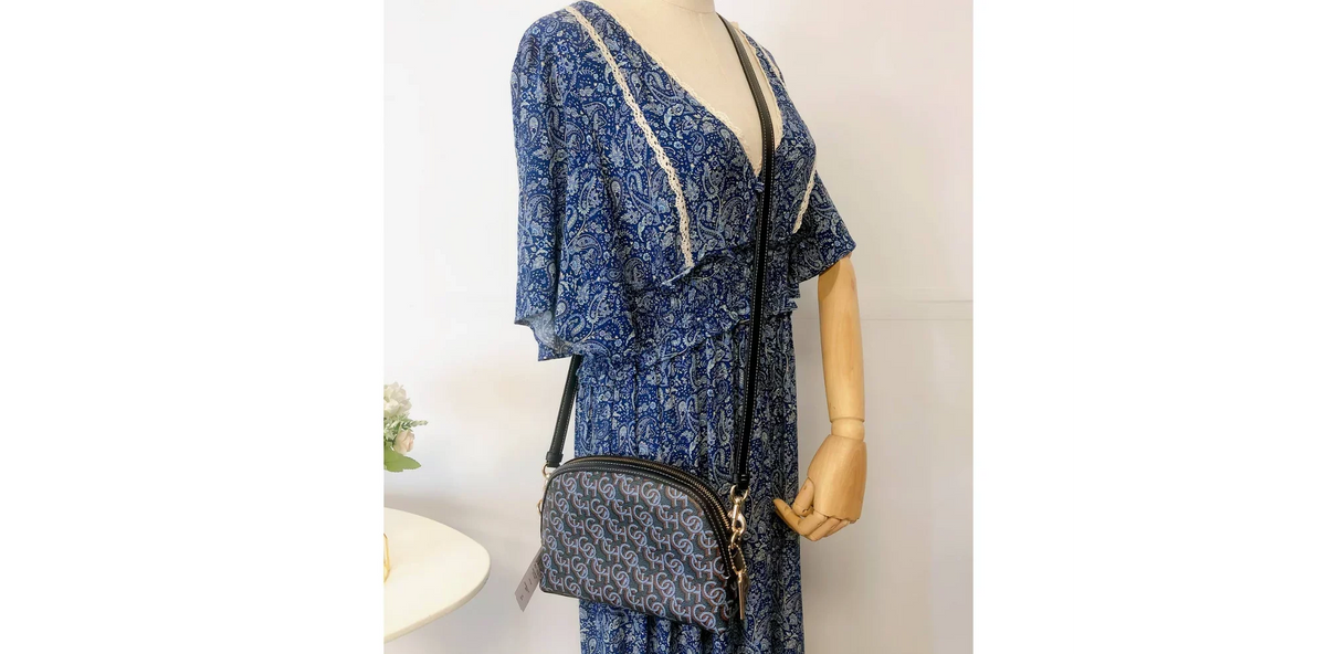 Crossbody Print Coach Monogram IN CF343 With Madi Coach Navy