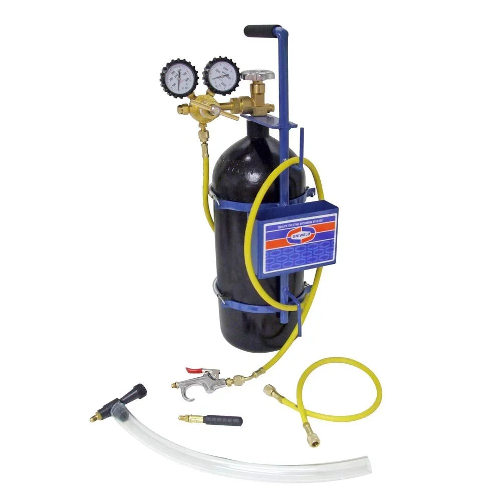 Nitrogen Carrying Tank Nitrogen Cubic 40040 and Uniweld Sludge Kit with for Stand Blaster Metal 40 Feet Sucker