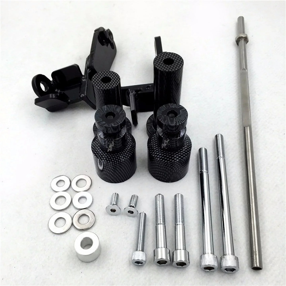 HTT-MOTOR Frame Suzuki 99-07 GSX Slider GSXR1300 Spools Hayabusa Swingarm 1300R Carbon for
