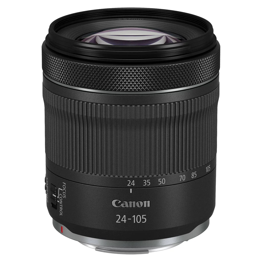 Mirrorless + Flash EOS Mark 64GB + Lens Accessory with RF + SanDisk + + EF 75-300mm Memory 24-105mm II Case ZeeTech Canon R6 LED Bundle Card Camera