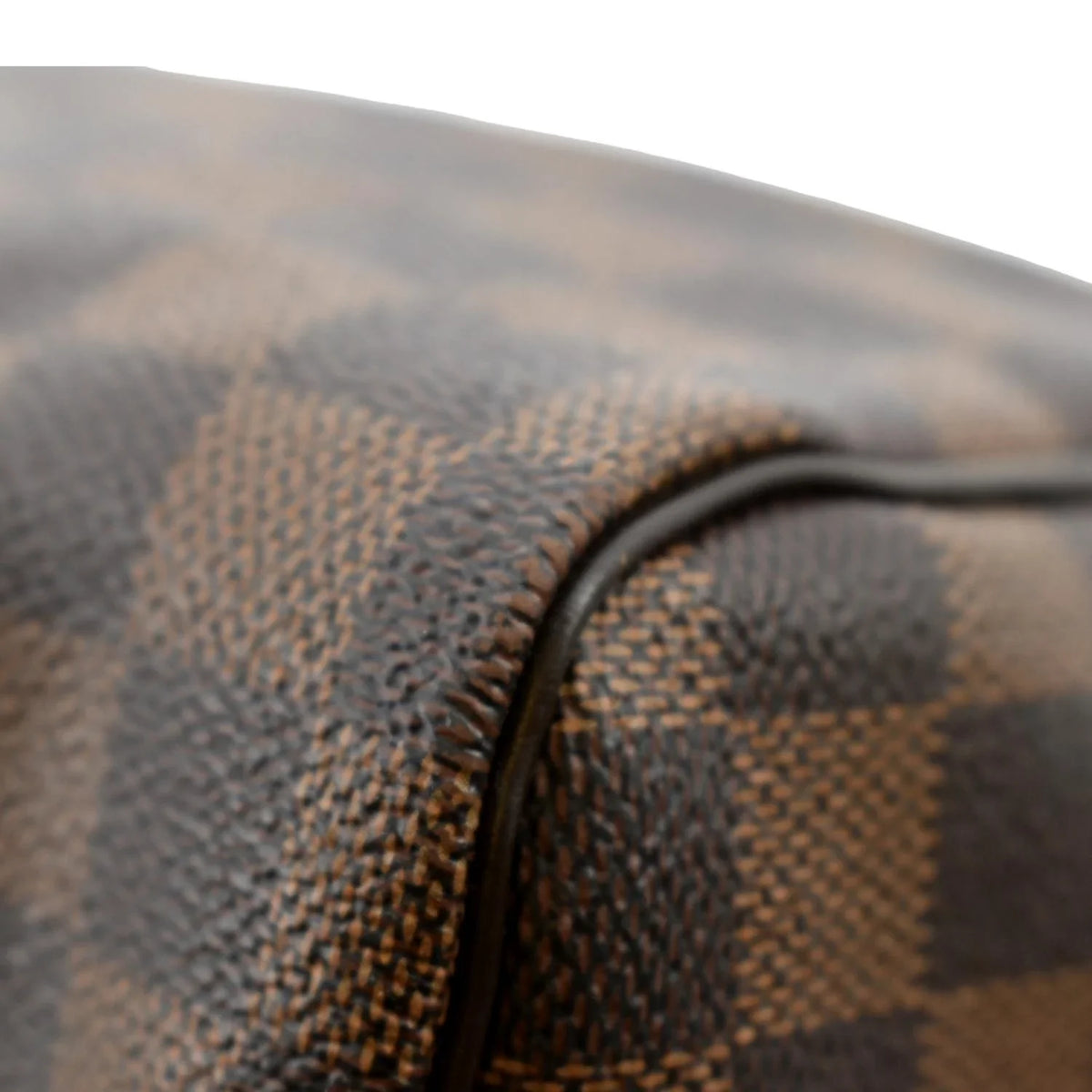 Shoulder Speedy LOUIS Pre-owned Bag Damier Ebene Bandouliere Brown VUITTON 30