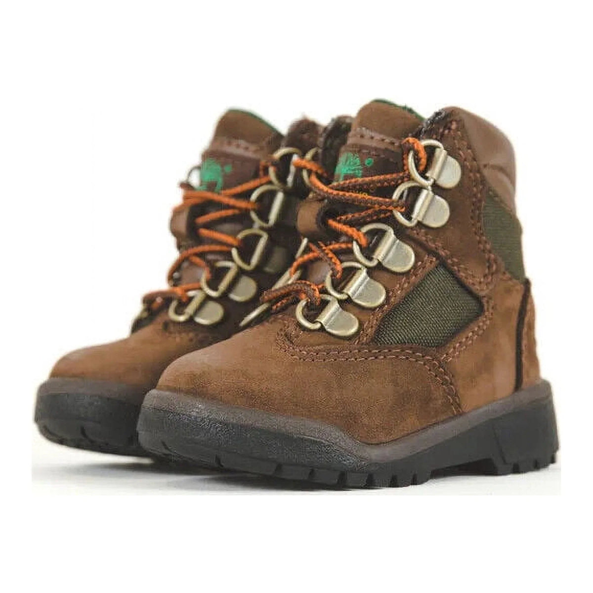 Nubuck/Green Leather (4.5C) Inch Timberland Toddler 6 Boots TB044892 HS2659 Field Brown