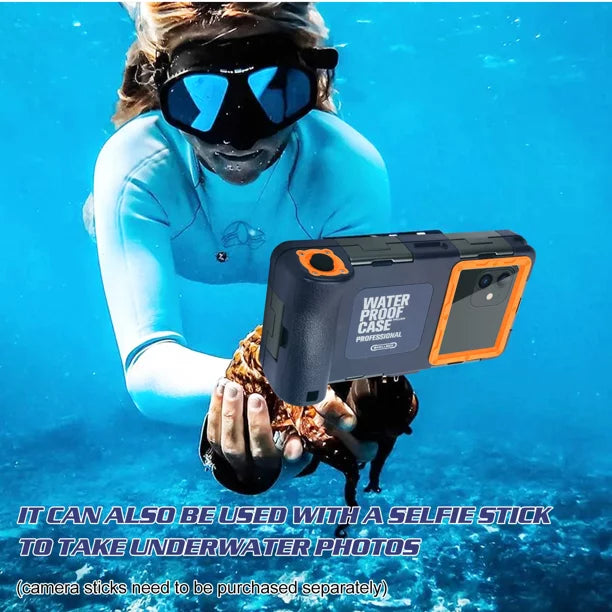 UrbanX Up Underwater Swimming [15m/50ft] Protective all for Housing Video Diving LCD Surfing Photo Case Snorkeling with Waterproof Professional Phones Lanyard Inch 6.9 to And Sharp Z2