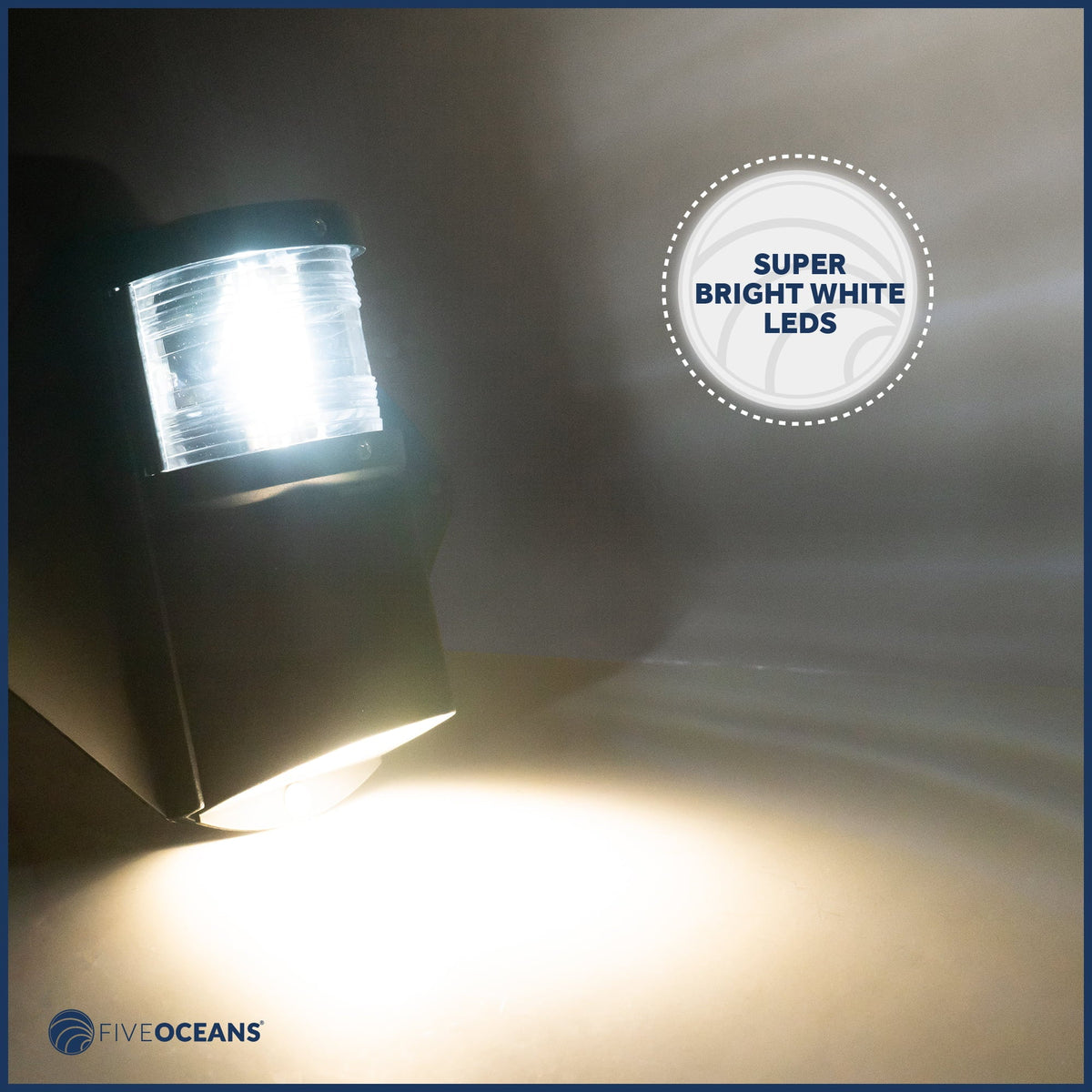 and Vertical Masthead Deck for - Sailboat Combination LED 12V, Light, Deck Mount FO3837 Five Oceans Light, Masthead Spreader
