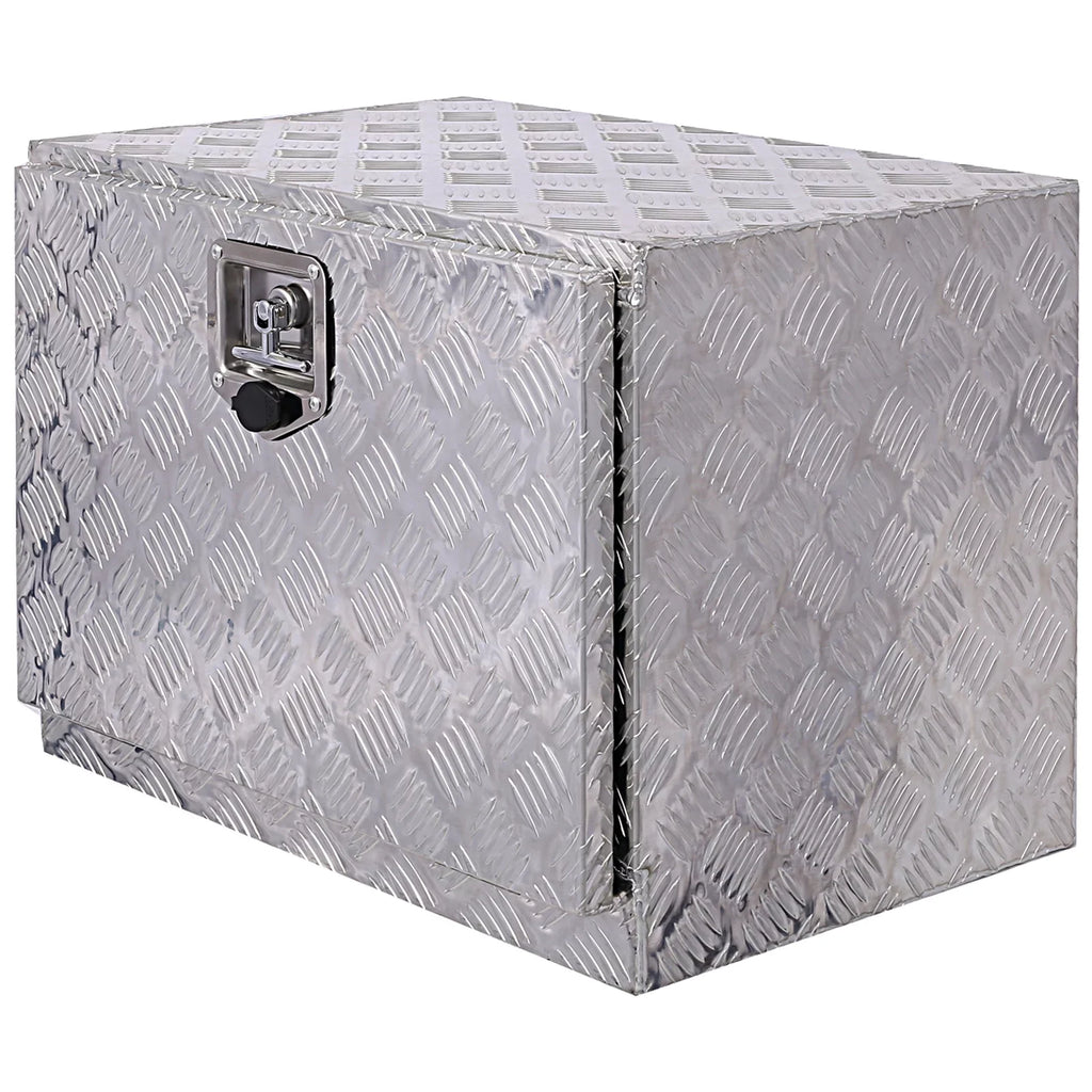 Silver Organizer, Box, JBLCC Underbody 24" Bed w/ Box, Truck Tool Tool Box Tool Outdoor Lock RV Trailer Aluminum Pickup Keys, Storage Storage Box,