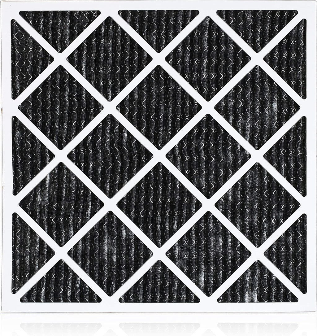 Activated HVAC Furnace 25x25x1 8 Filters Odor (4-Pack) Air MERV Filterbuy with Carbon AC Eliminator Pleated