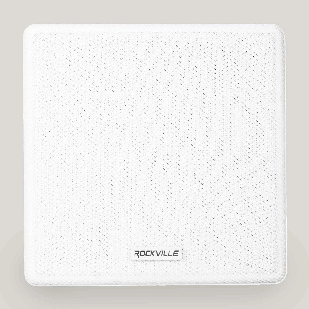 Restaurant White 3.5" Swivel Mount Wall 70v 4 Speakers Cube Rockville Commercial