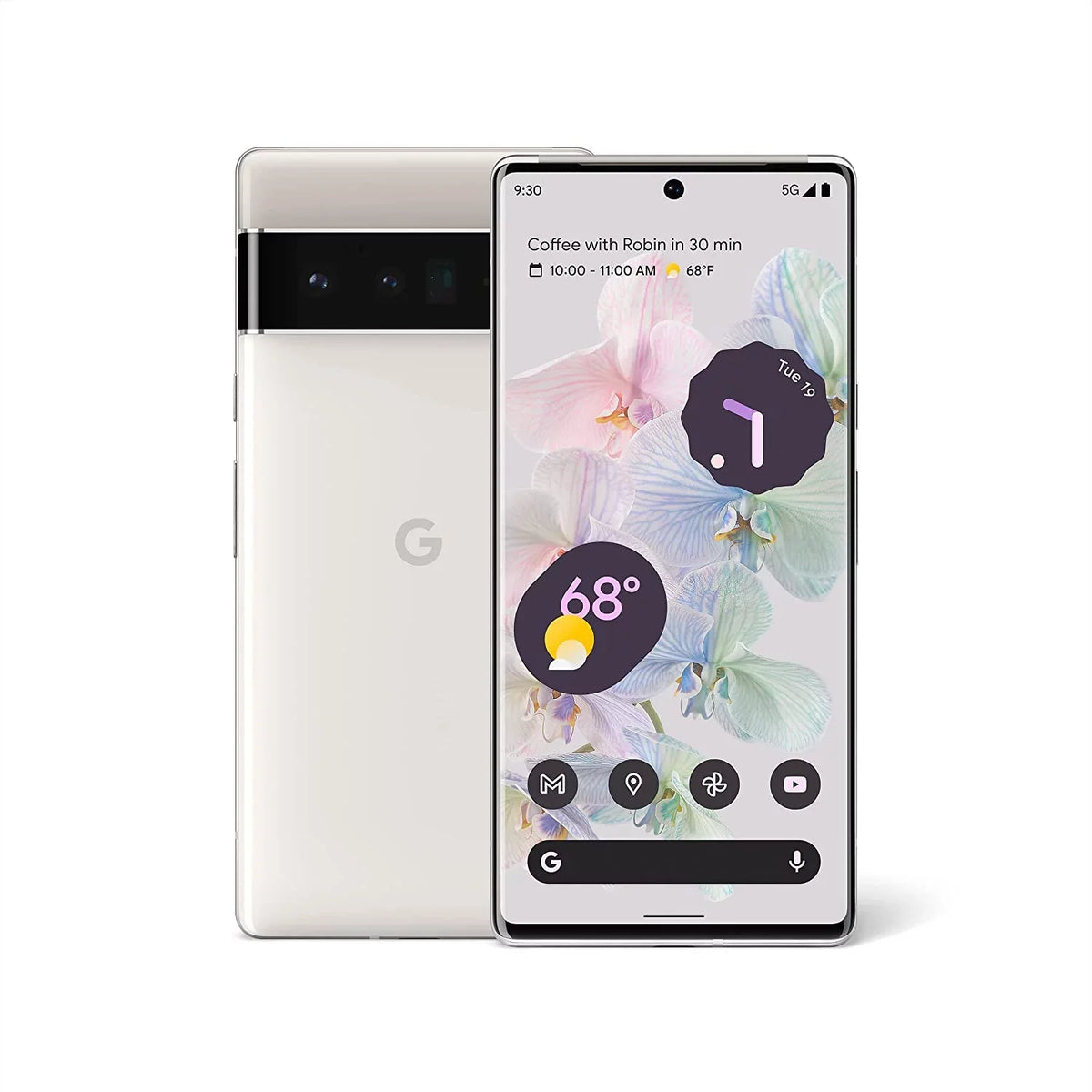 White) like 6 Google Verizon Pro Pixel 128GB (Cloudy New Cellphone-